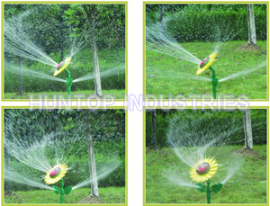 Garden Lawn Sunflower Sprinkler
